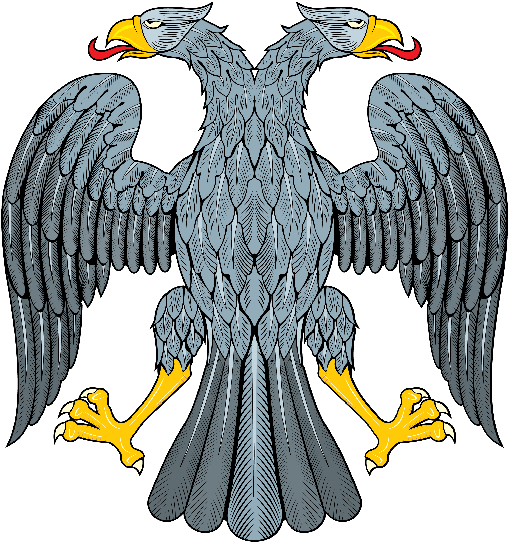 Vector Emblem Of The Rdfr - Russian Republic Coat Of Arms Clipart (2000x2129), Png Download