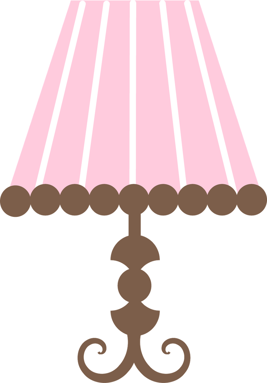 Furniture Clipart Pink Lamp - Minus Lamp Clipart - Png Download (900x1291), Png Download