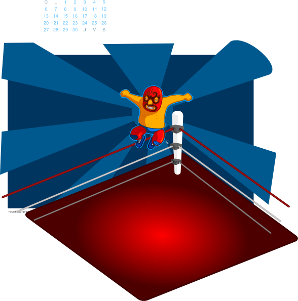 Wrestling Clipart (588x595), Png Download