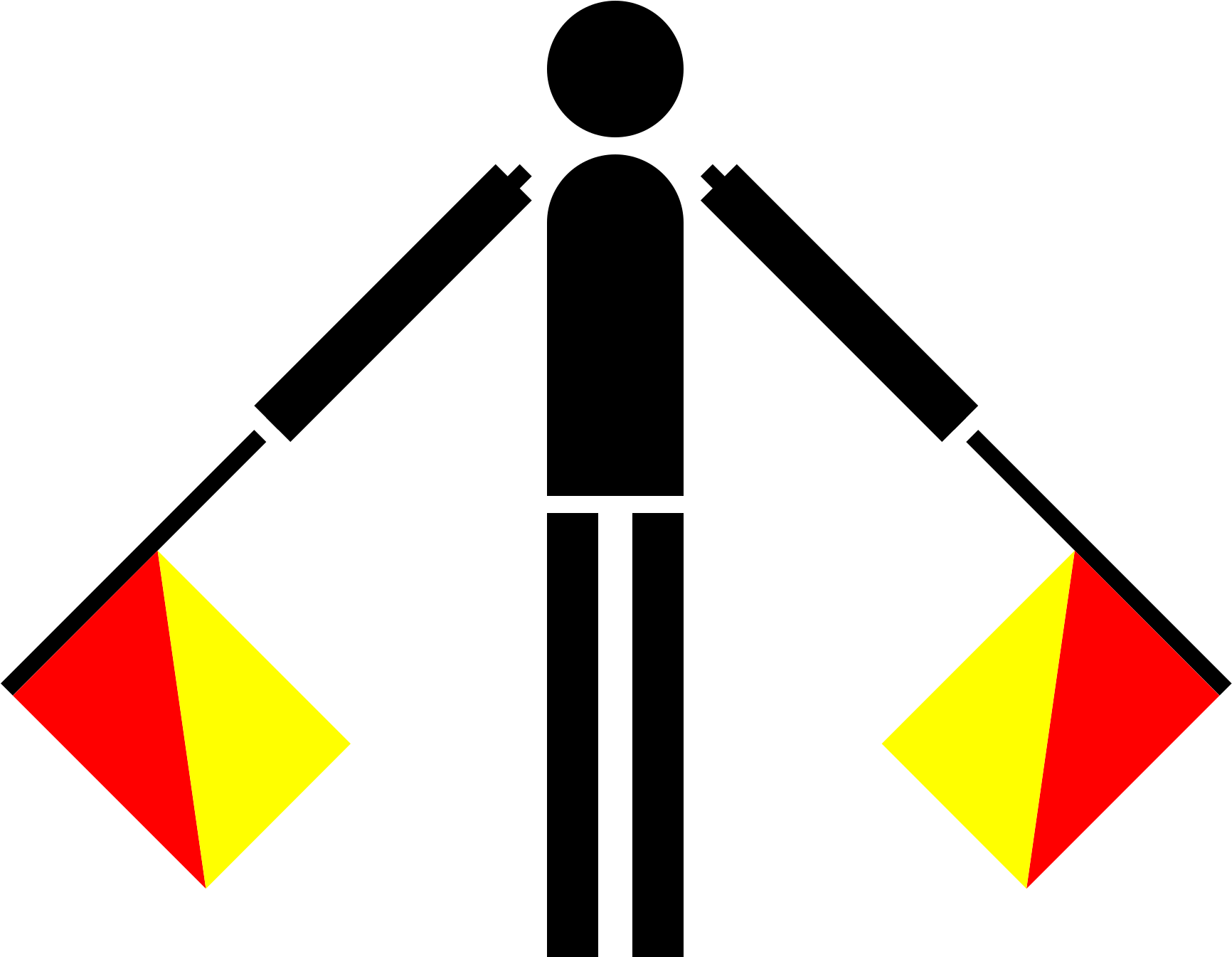 Semaphore November Clip Arts - Semaphore N - Png Download (2400x2184), Png Download