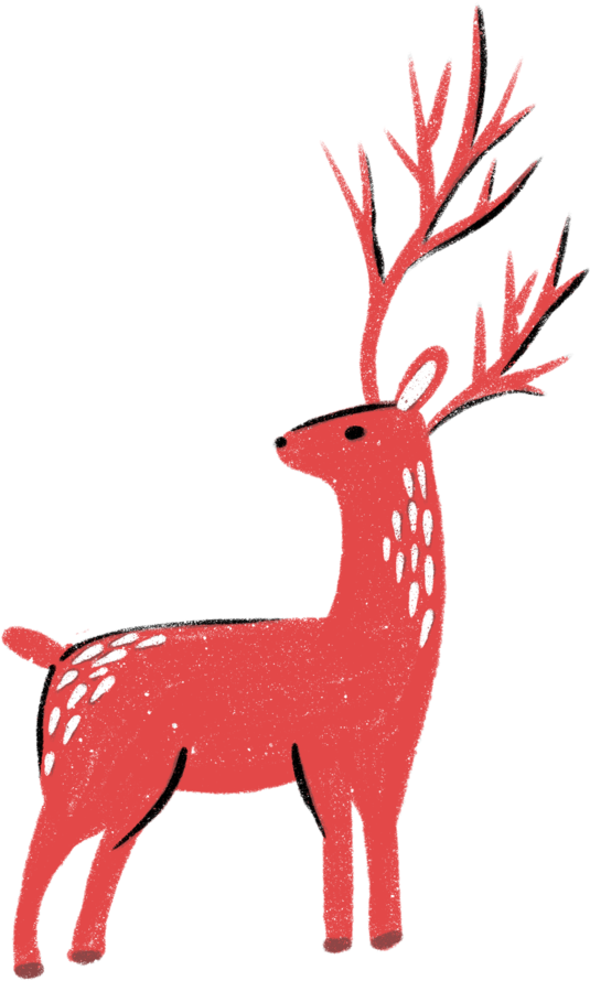 8 - Reindeer Clipart (1000x1000), Png Download