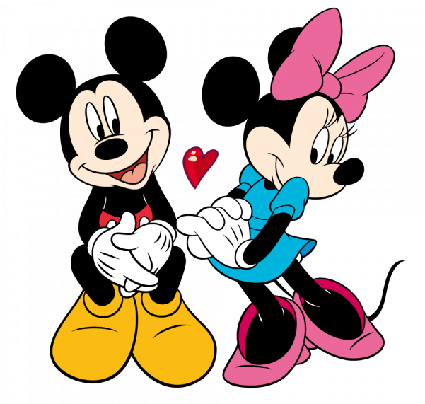 Mickey Clipart Jpeg, Mickey Jpeg Transparent Free For - Stickers Minnie Et Mickey - Png Download (600x600), Png Download