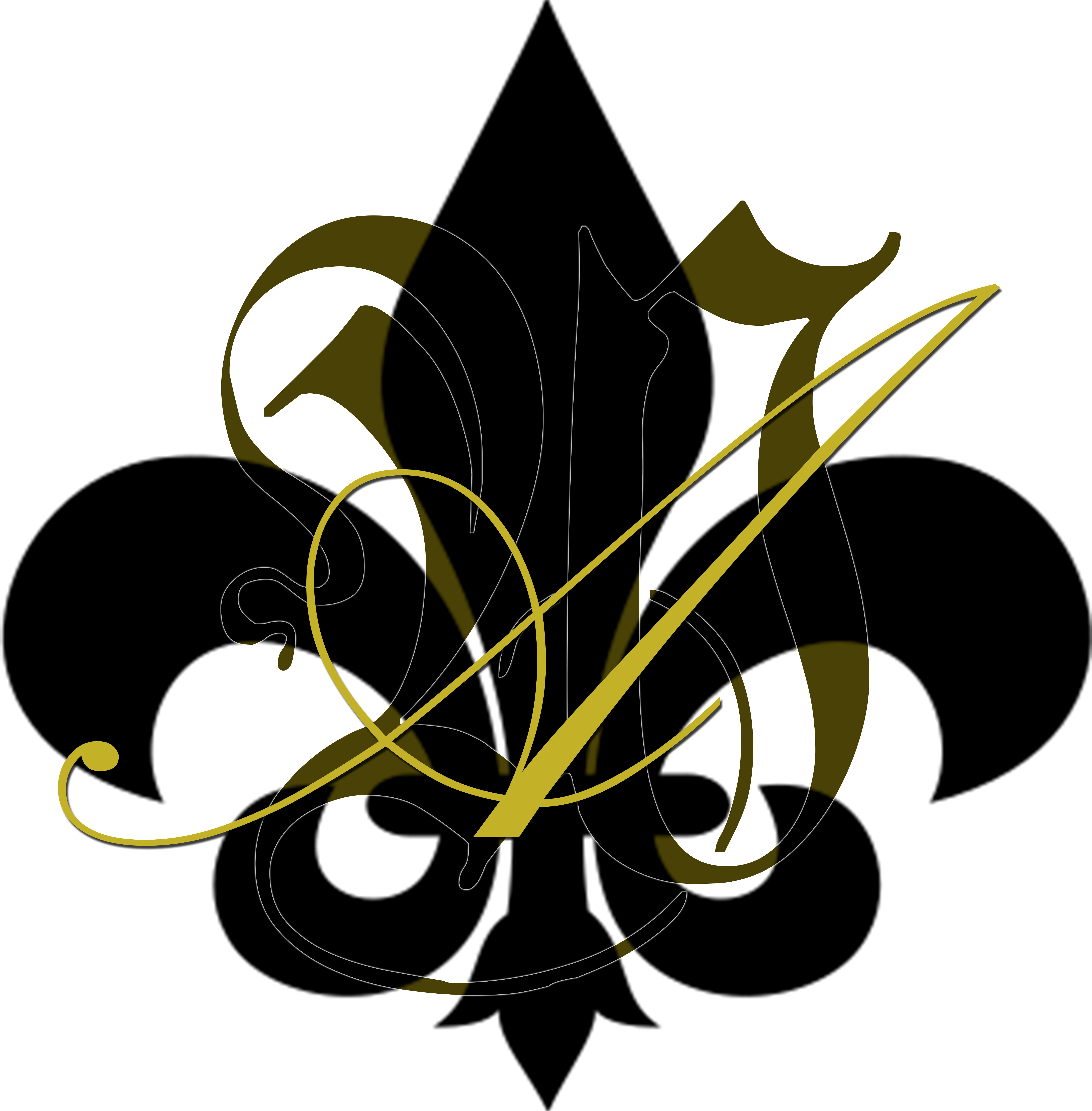 Fleur De Lis Lsu Colors Clipart (6000x6000), Png Download