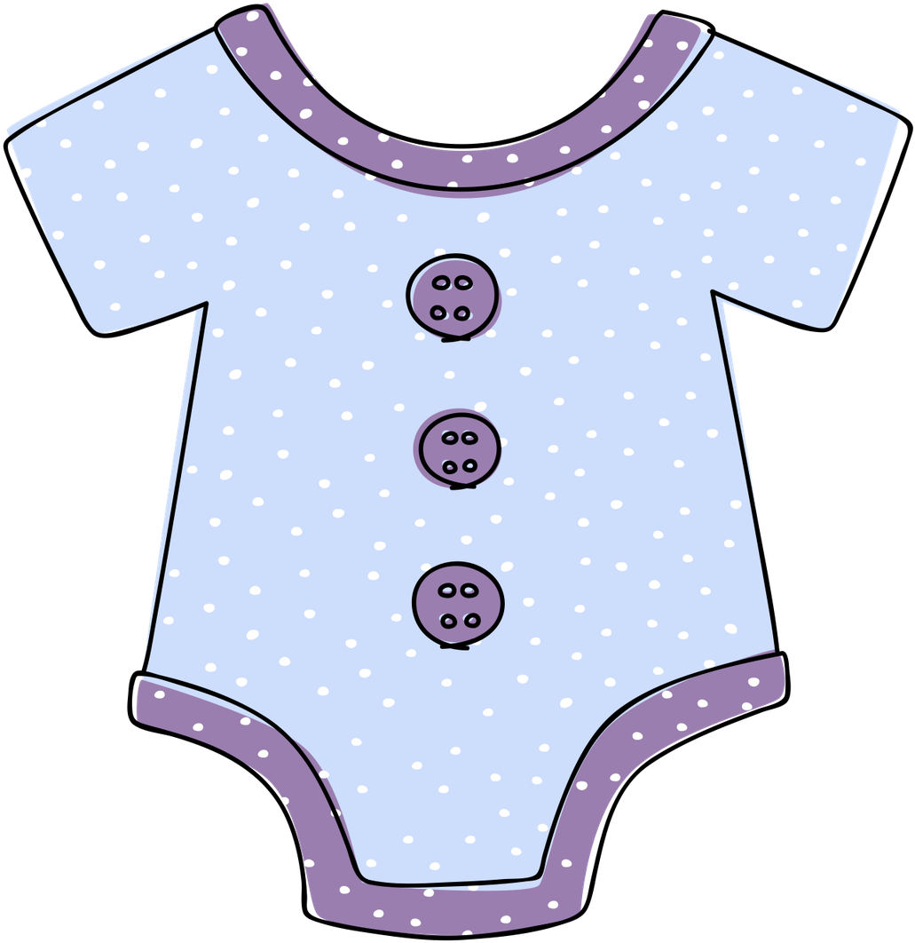 Baby Onesie Clipart - Png Download (1200x1200), Png Download