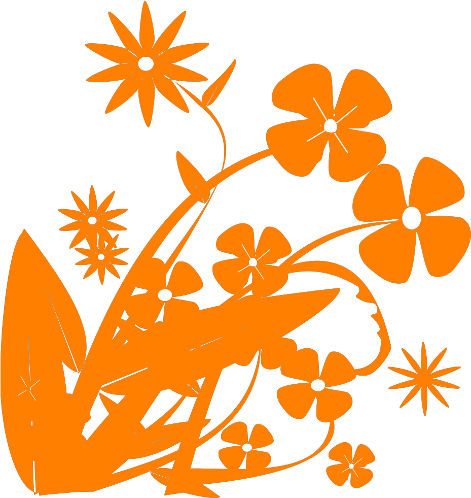 Blue Flower Svg Clip Arts - Flowers Vector - Png Download (1024x1024), Png Download