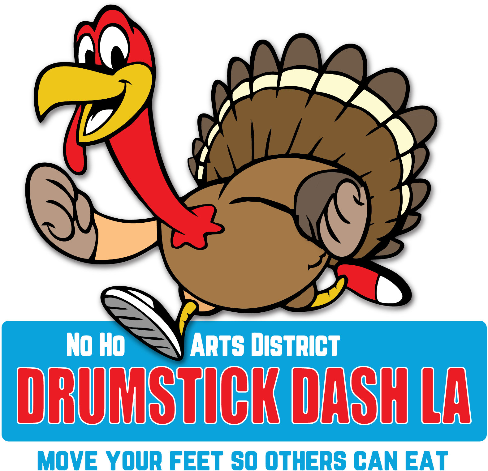 Drumstick Dash La Course Clipart (1576x1574), Png Download