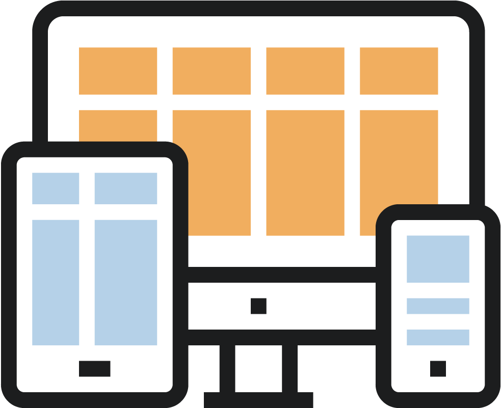 Mavidea Web Design Responsive Icon - Responsive Web Design Responsive Icon Png Clipart (1000x1000), Png Download