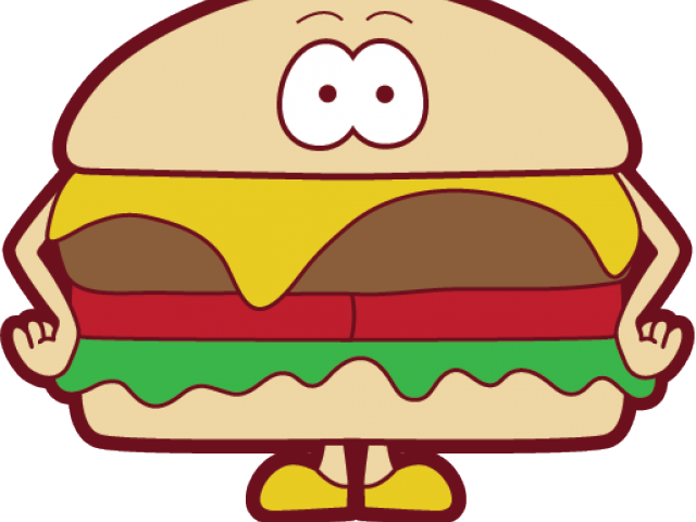 Clipart Cute Hamburger - Png Download (640x480), Png Download