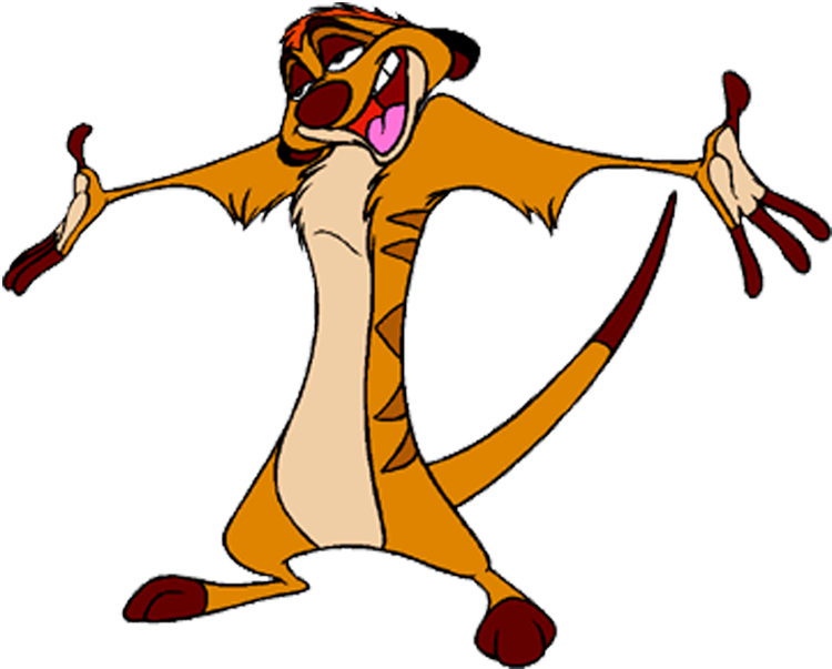 Hakuna Matata - Lion King Cartoon Characters Clipart (750x603), Png Download