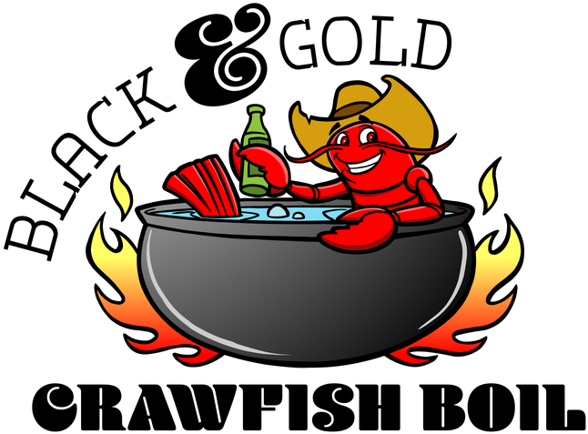 Black And Gold Crawfish Boil - Cajun Seafood Boil Bay Colonial Heights Clipart (705x510), Png Download