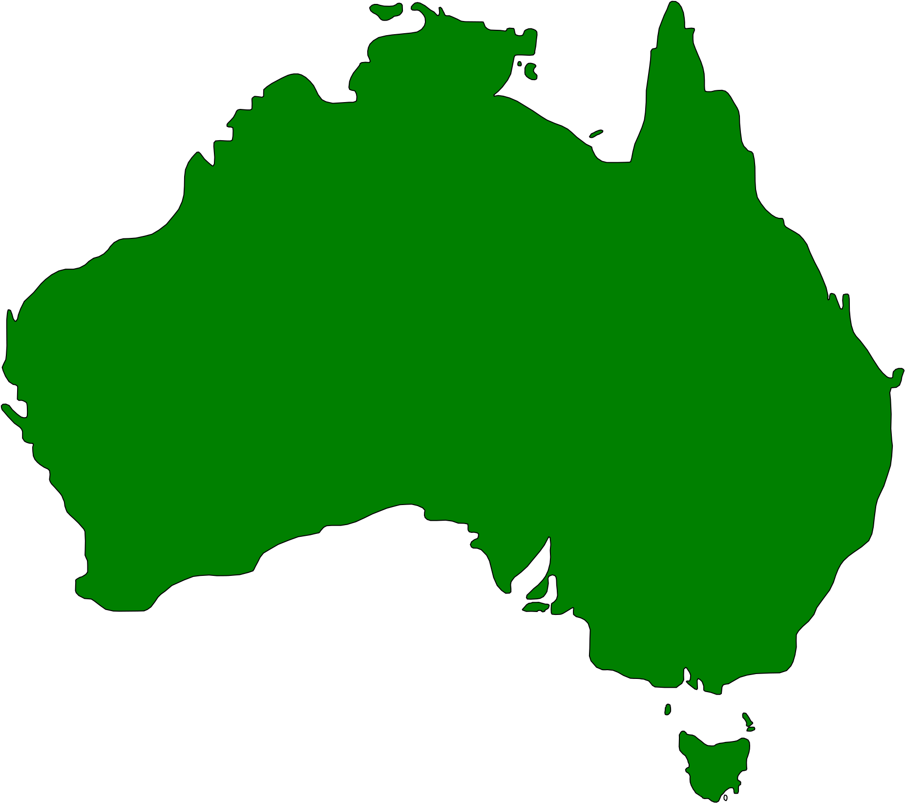 Australia Svg Transparent & Png Clipart Free Download - Australia Svg (2000x1810), Png Download