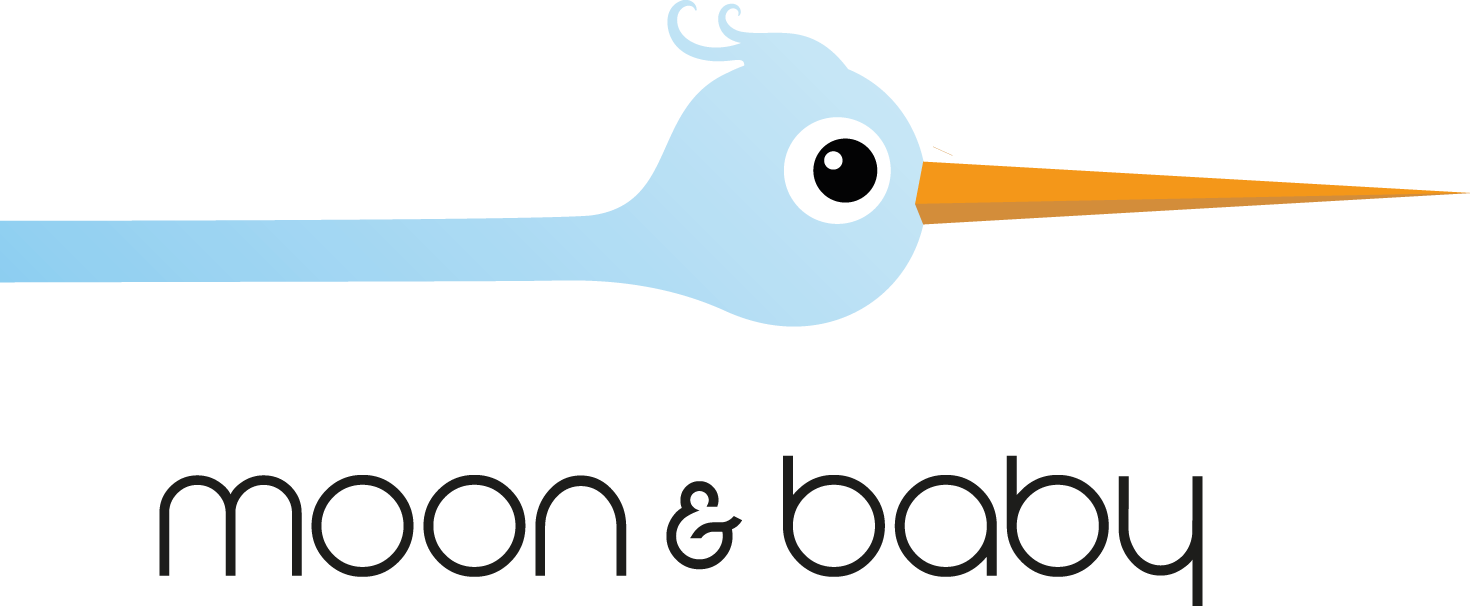 Organic Baby Essentials Moon Clipart (1470x606), Png Download