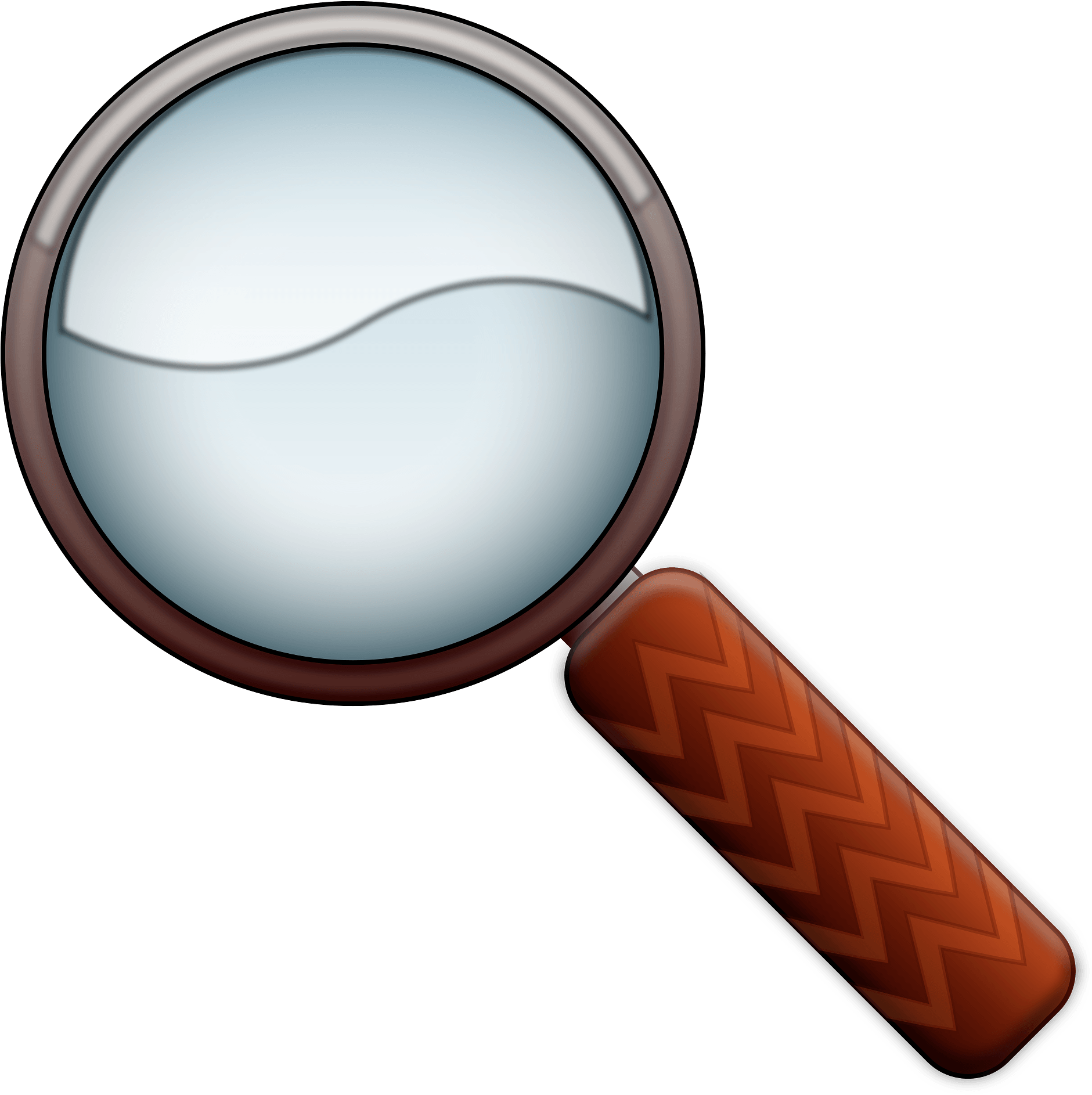 Magnifying Glass Clipart Colored - Png Download (1920x1920), Png Download
