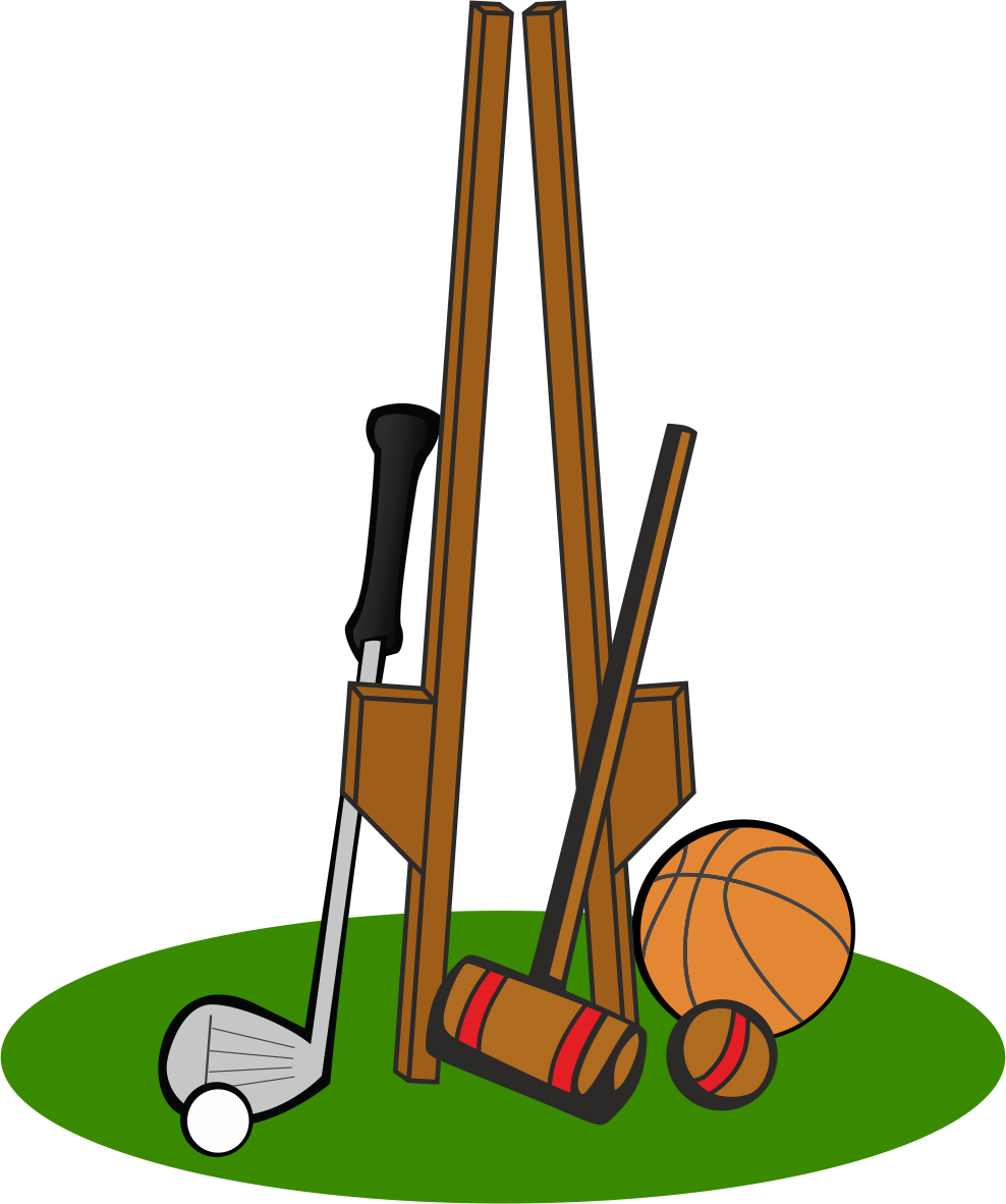 Games Clipart Lawn Game - Lawn Games Clip Art - Png Download (988x1182), Png Download