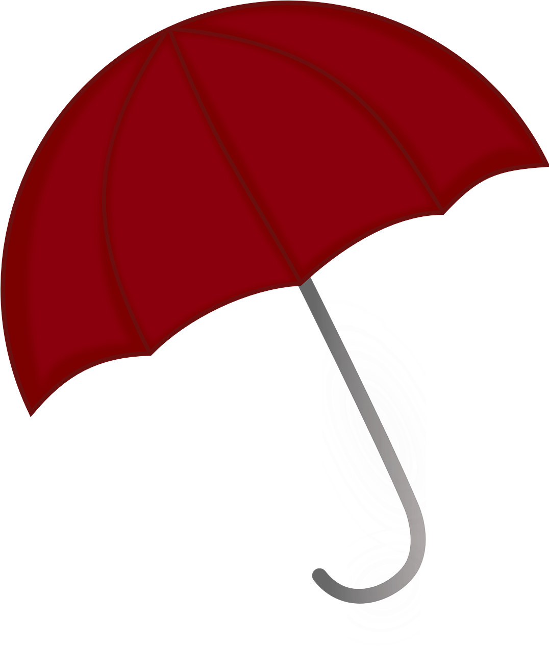 Umbrella Transparent Cartoon Clipart (1075x1280), Png Download