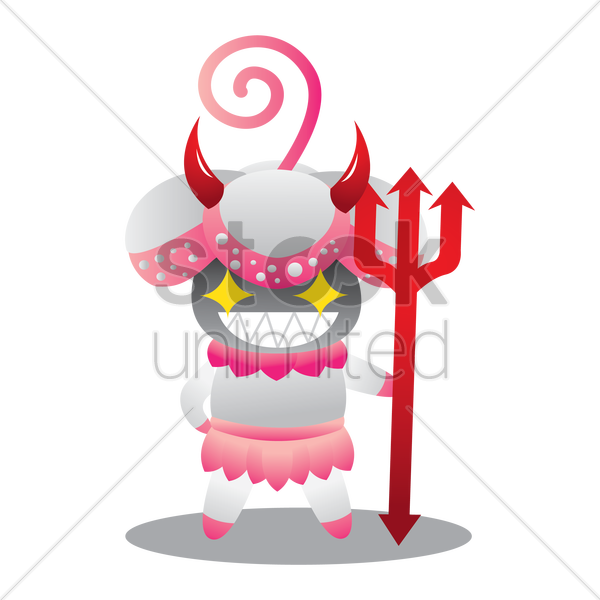 Demon Clipart Svg - Cartoon - Png Download (600x600), Png Download