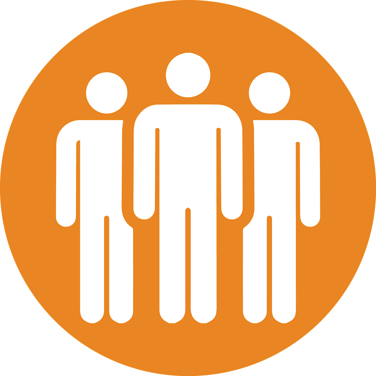 Silueta De Compañerismon Png Clipart (1200x1200), Png Download