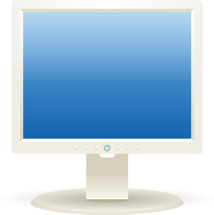 Computer Lcd Display - Lcd Monitor Clipart - Png Download (800x769), Png Download