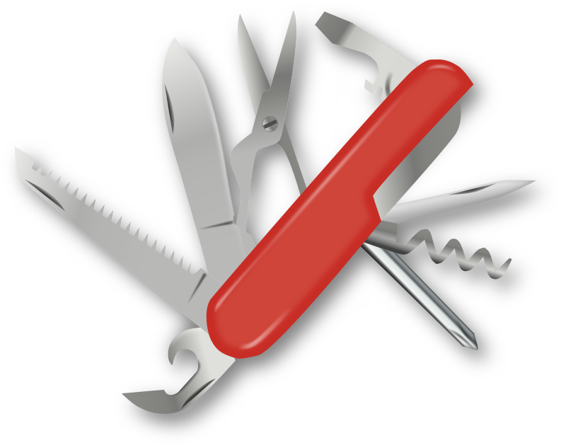 Swiss Army Knife Png Images - Swiss Army Knife Clipart Transparent Png (800x632), Png Download