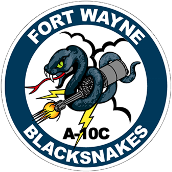 122nd Fighter Wing Unit Patch - 122nd Fighter Wing Black Snakes Clipart (739x780), Png Download