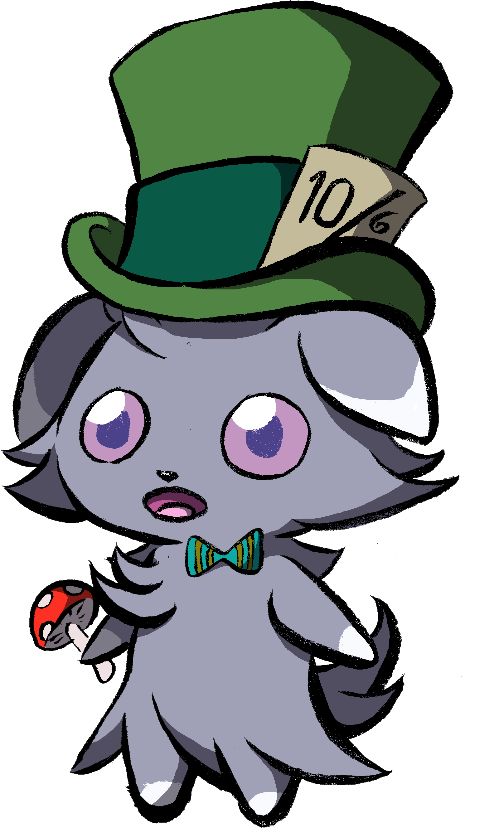 Mad Hatter Espurr - Cartoon Clipart (1718x2841), Png Download