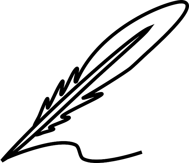 Black And White Pen Clipart (640x551), Png Download