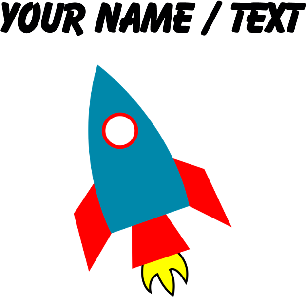 Rocketship Clipart Name - Png Download (700x700), Png Download