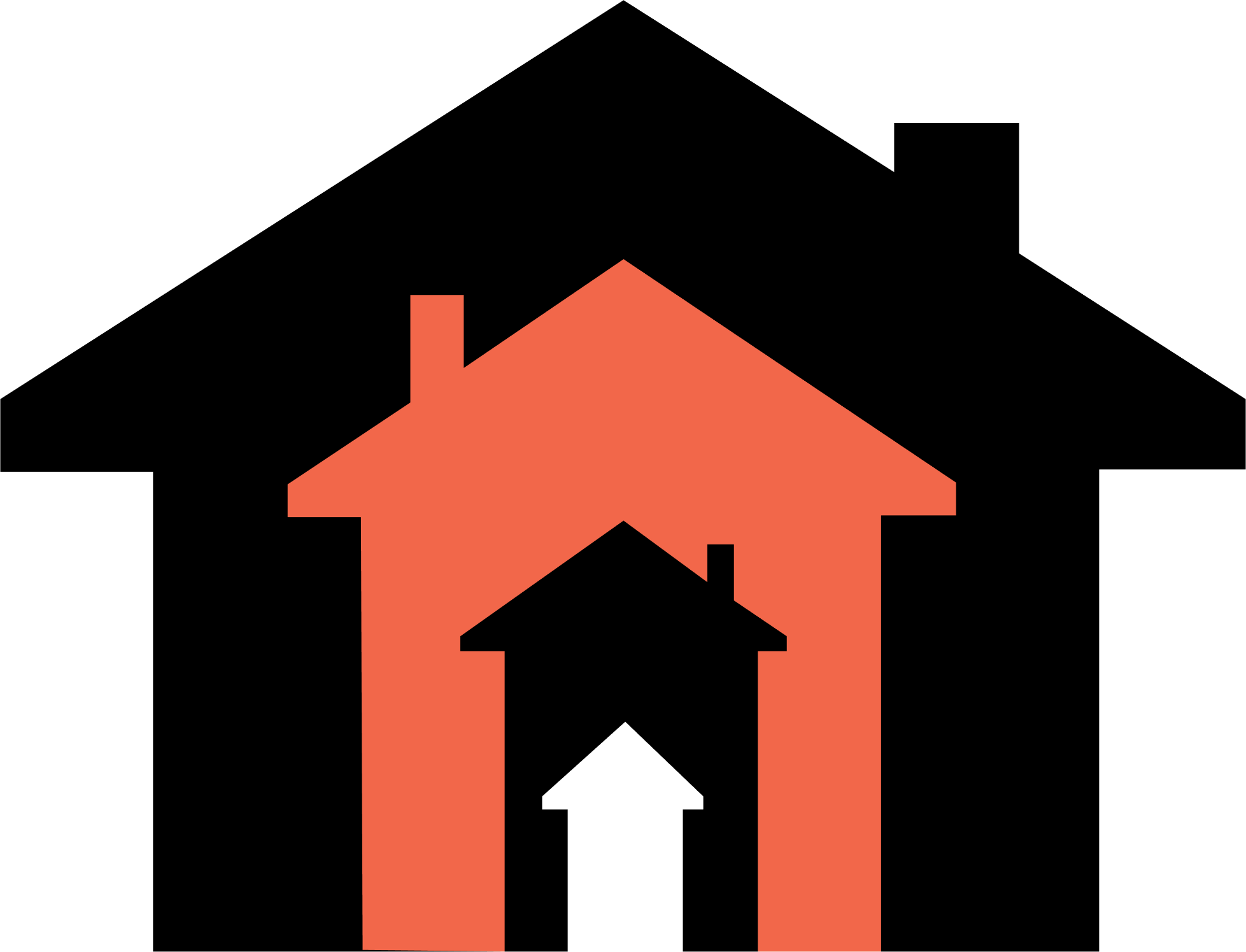 House Clipart (1957x1495), Png Download