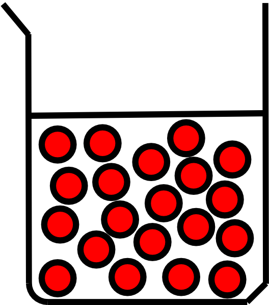 Molecules Clipart Vector Png - Water Molecules In Beaker Transparent Png (528x598), Png Download