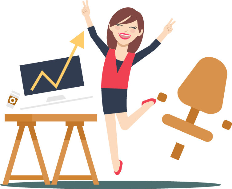Happy Employee Png Clipart (754x613), Png Download