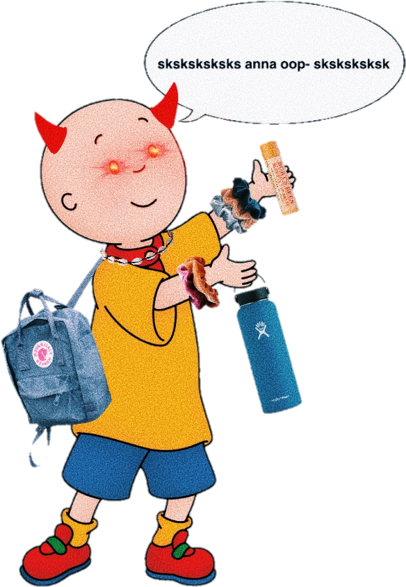 Caillou Cartoon Clipart (607x877), Png Download