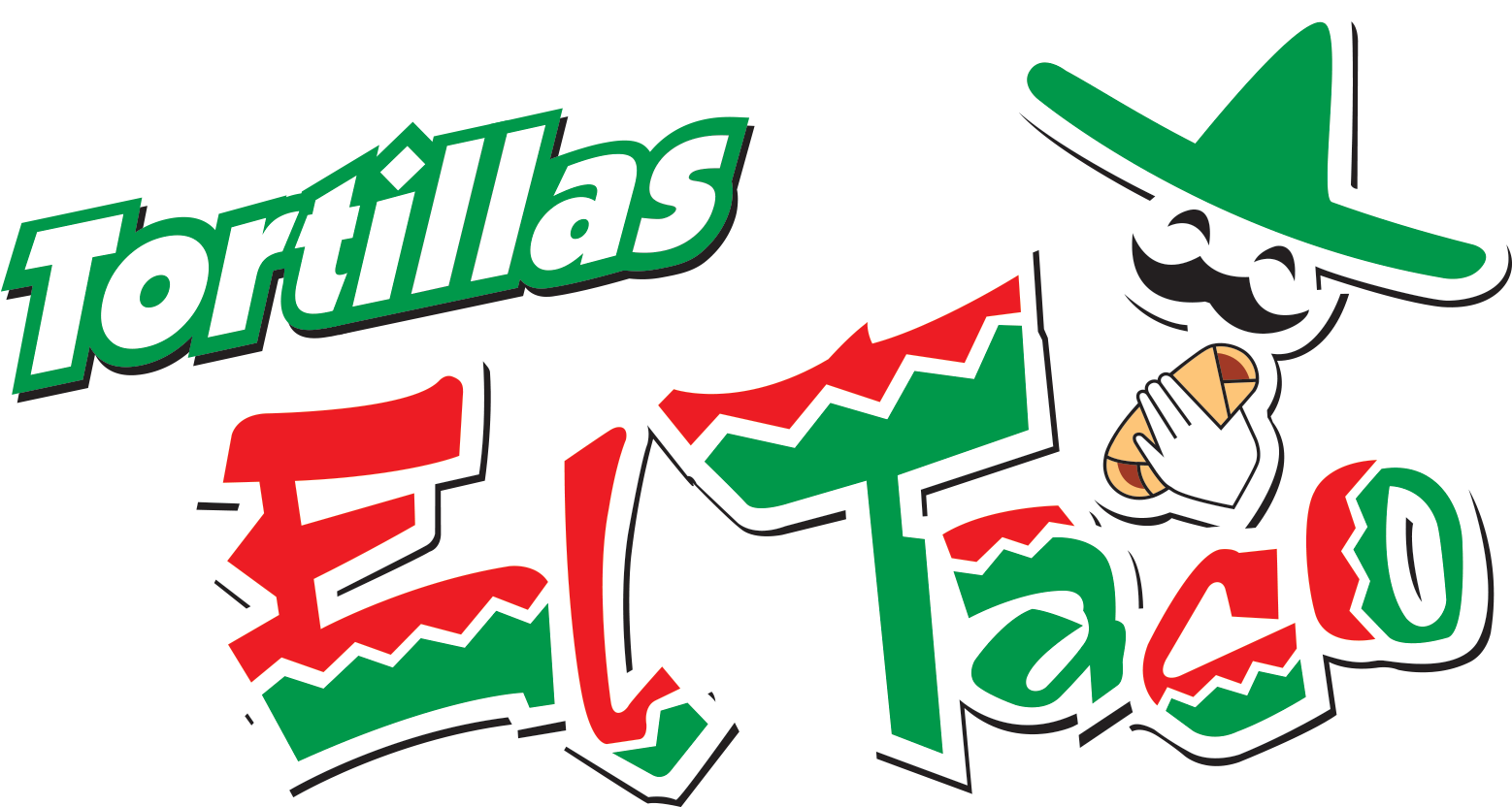 Taco Clip Tortilla - Tortillas El Taco Logo - Png Download (1650x831), Png Download