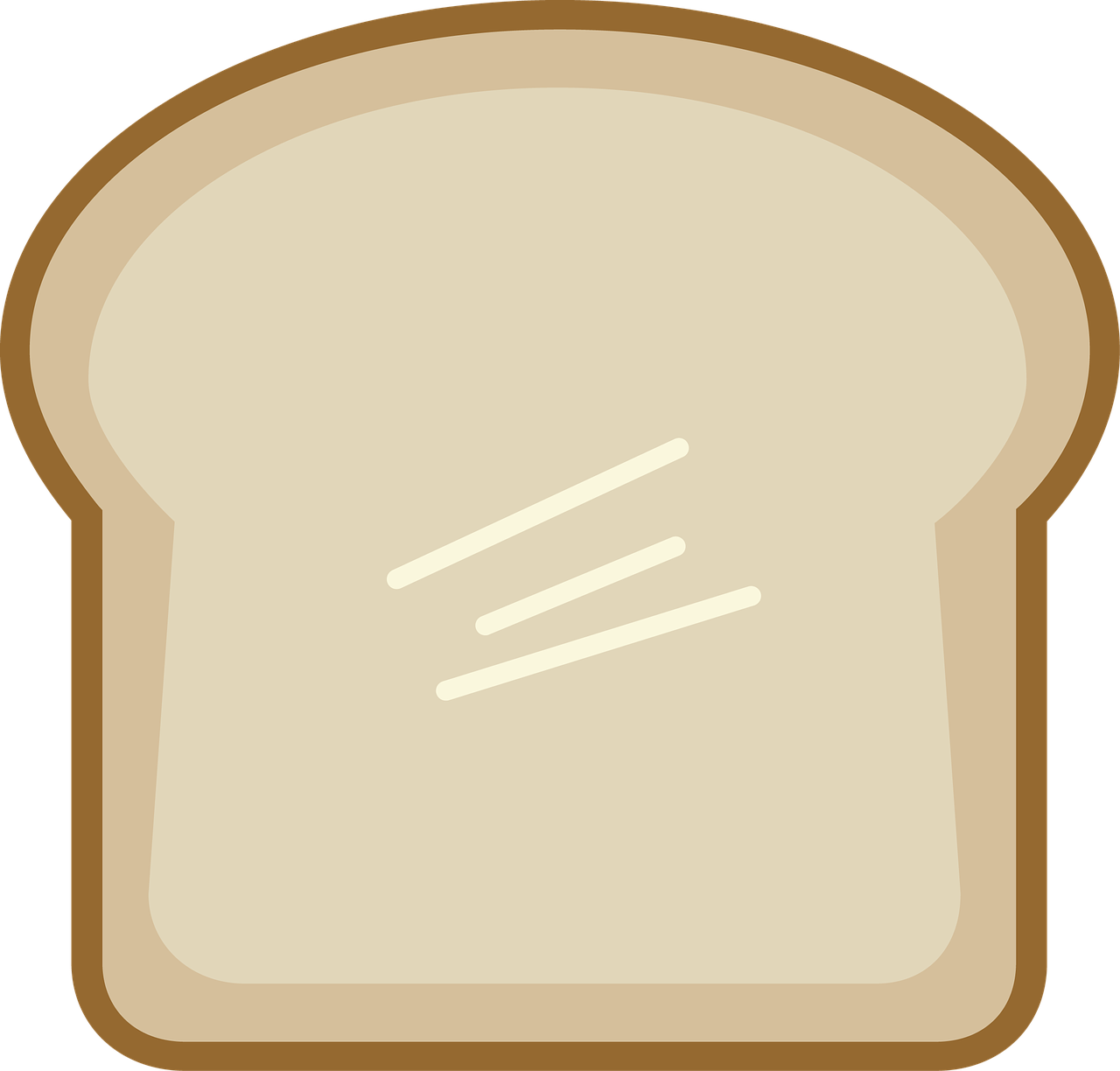Bread Clipart (1280x1224), Png Download