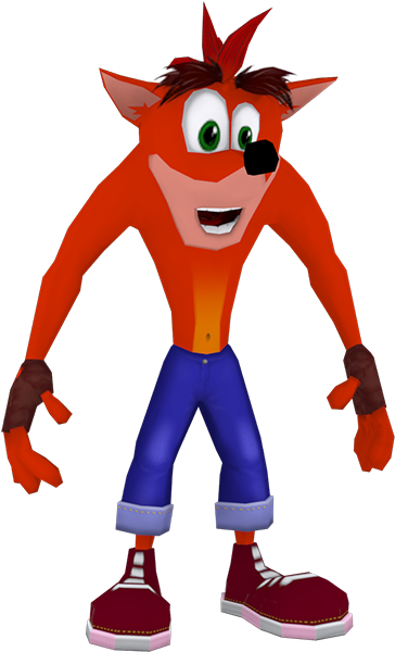 Crash Bandicoot Early Ps2 Model - Crash Bandicoot The Wrath Of Cortex Crash Clipart (750x650), Png Download