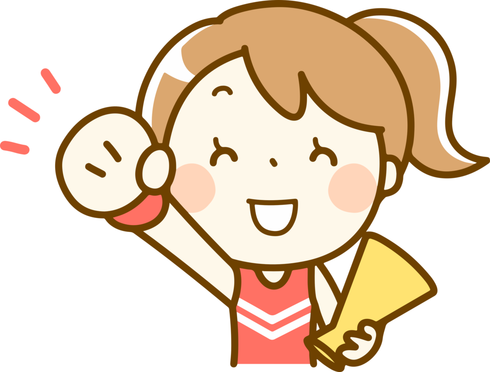 Girl Supporter Clipart - Listen To Music Png Transparent Png (800x608), Png Download