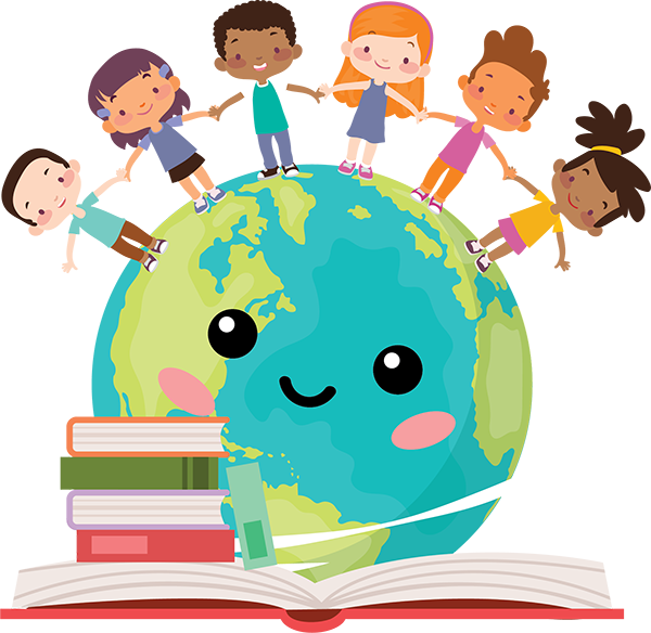 Language Kingdom - March 20 International Earth Day Clipart (600x584), Png Download