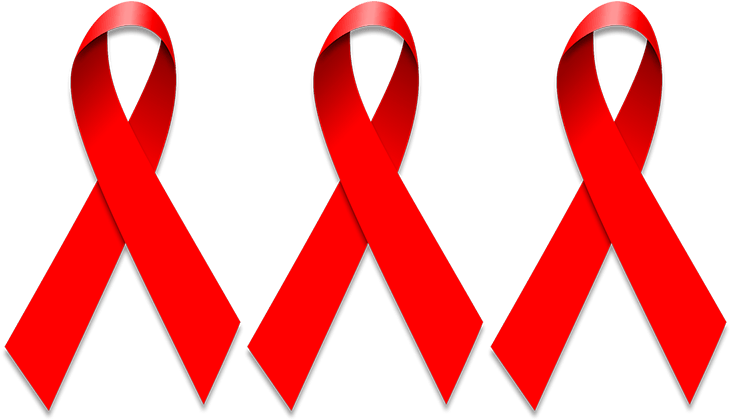 Aids Ribbon - Transparent Png World Aids Day Ribbon Clipart (800x419), Png Download
