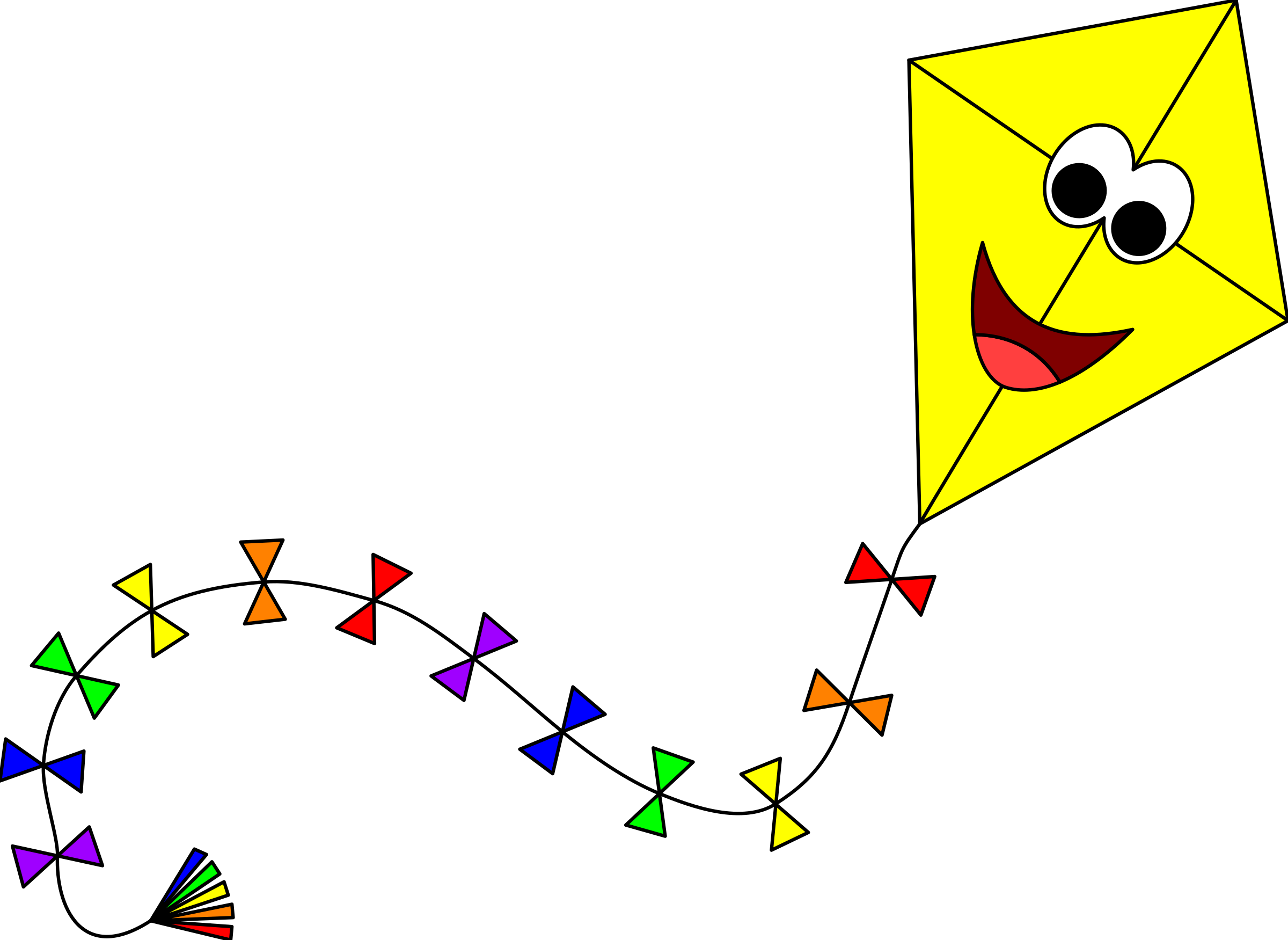 Kite Clipart - Png Download (2400x1751), Png Download