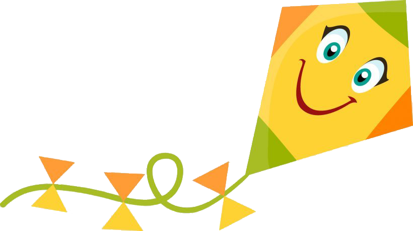 Kite Png File Download Free - Kite Png Cartoon Clipart (820x458), Png Download