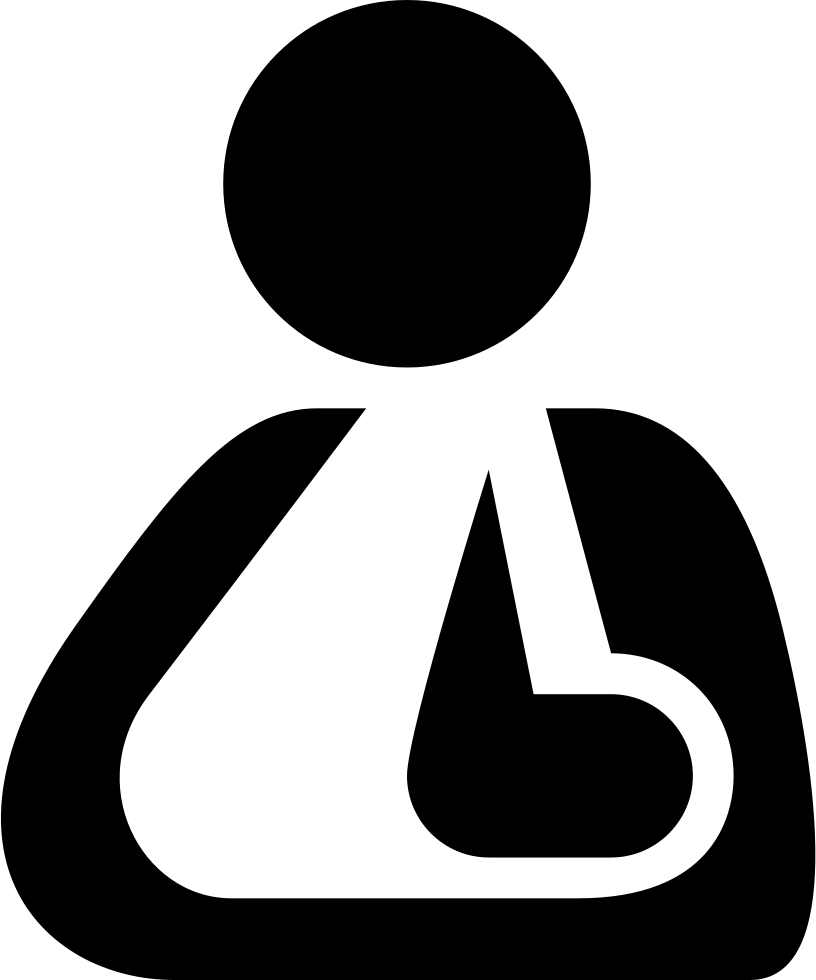 Triangular Bandage - Patient Icon Font Awesome Clipart (816x980), Png Download