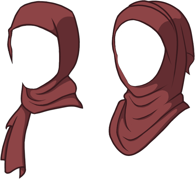 Hijab Transparent Clipart (687x687), Png Download
