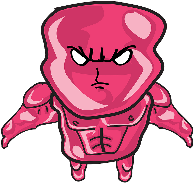 Jelly Man Clipart - Peanut Butter And Jelly Sandwich In Jello - Png Download (800x739), Png Download