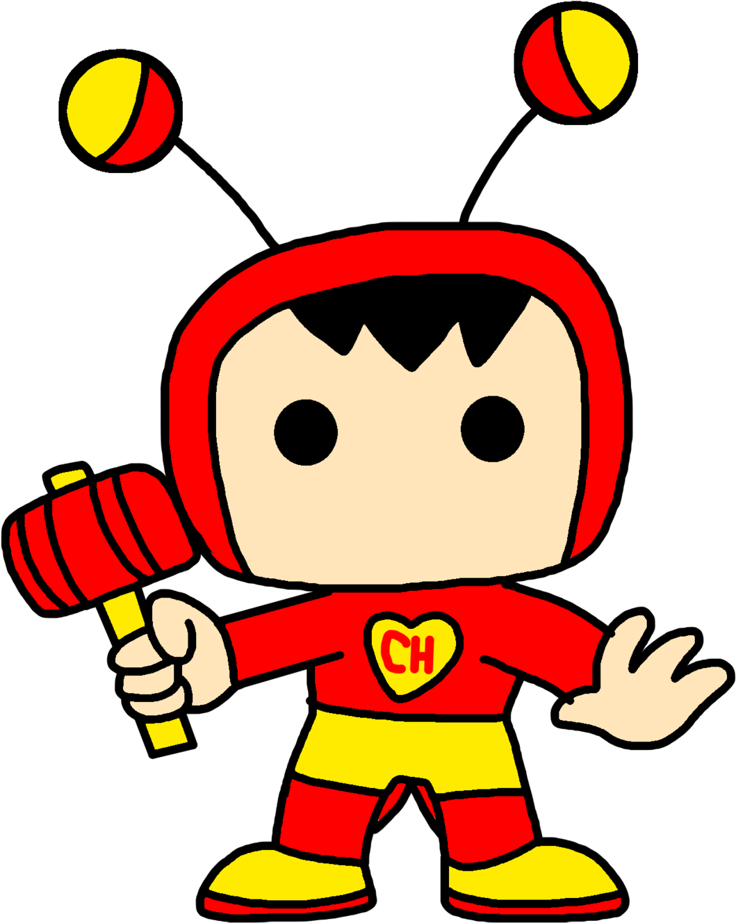 28 Collection Of El Chapulin Colorado Drawing - Chapolin Colorado Cartoon Clipart (1059x1328), Png Download