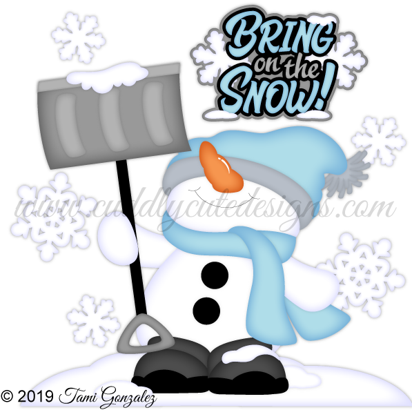 Bring On The Snow Clipart (600x600), Png Download
