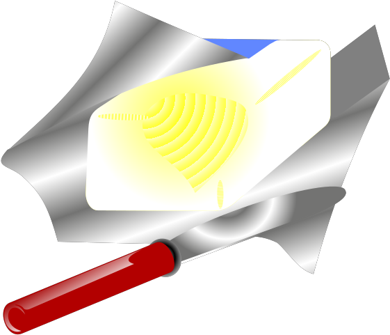 Butter And Knife Svg Clip Arts - Illustration - Png Download (1024x1024), Png Download