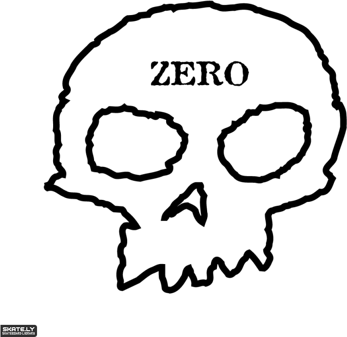 Zero Skateboards Skately Library - Zero Skateboards Skull Clipart (800x800), Png Download
