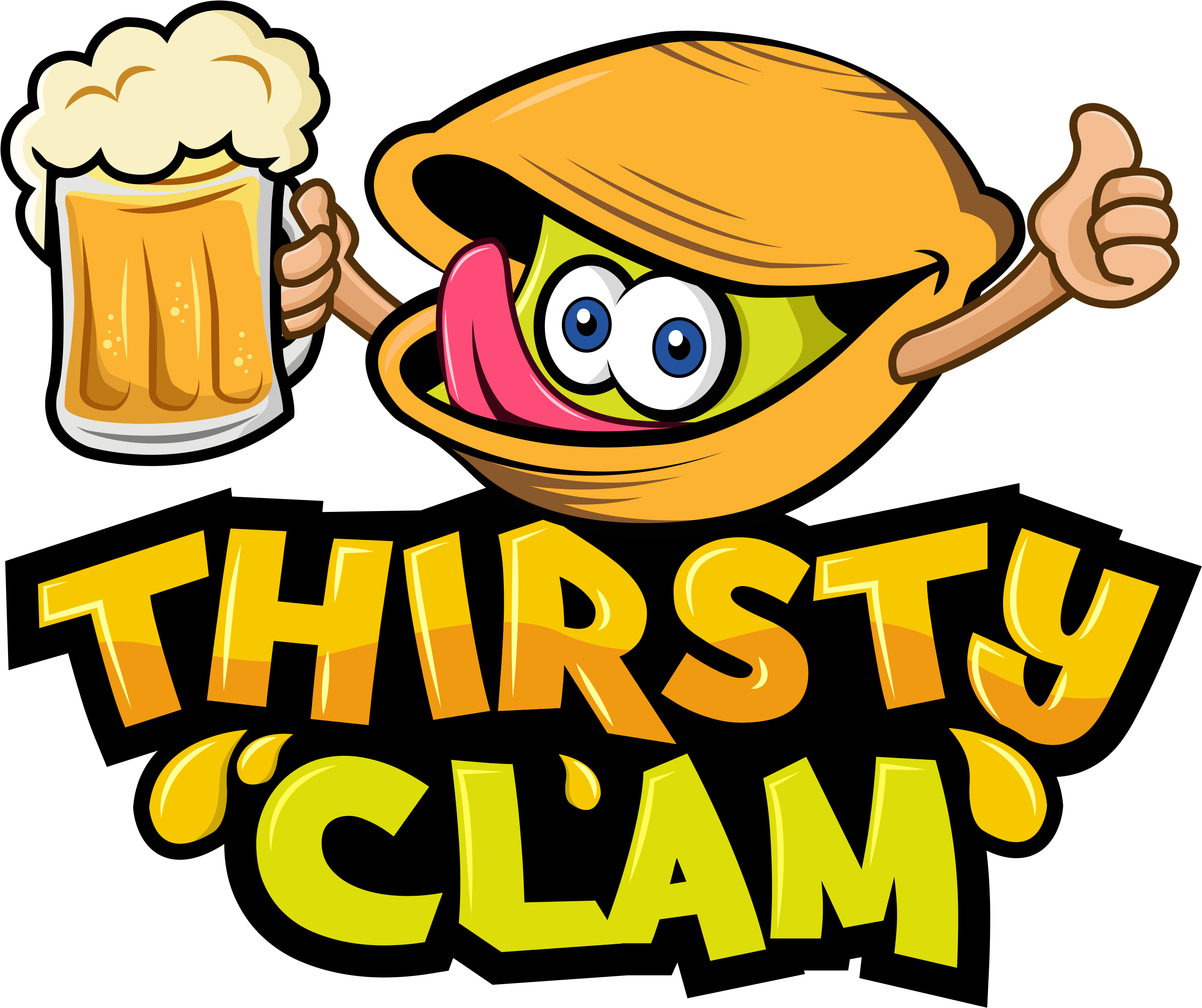Thirsty Clam Clipart (3333x2890), Png Download