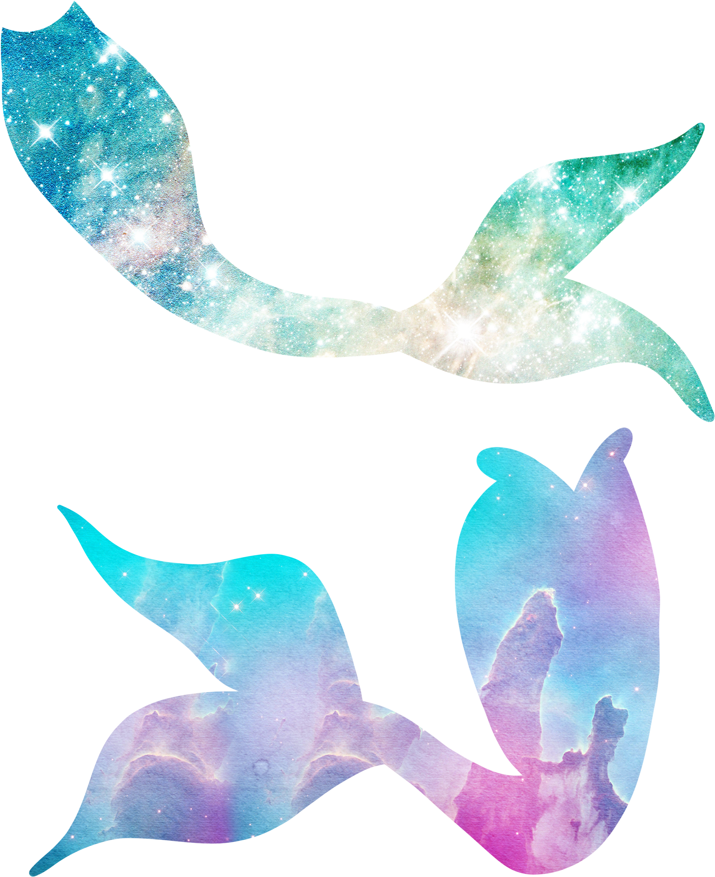 Mermaid Tail Clipart Purple Clam Shell - Clipart Clipart Free Mermaid Tail - Png Download (2550x3300), Png Download