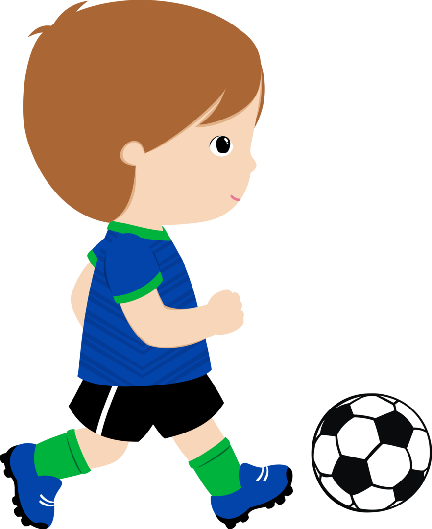 Decoration Clipart Soccer - Playing Football Clipart Png Transparent Png (882x1080), Png Download