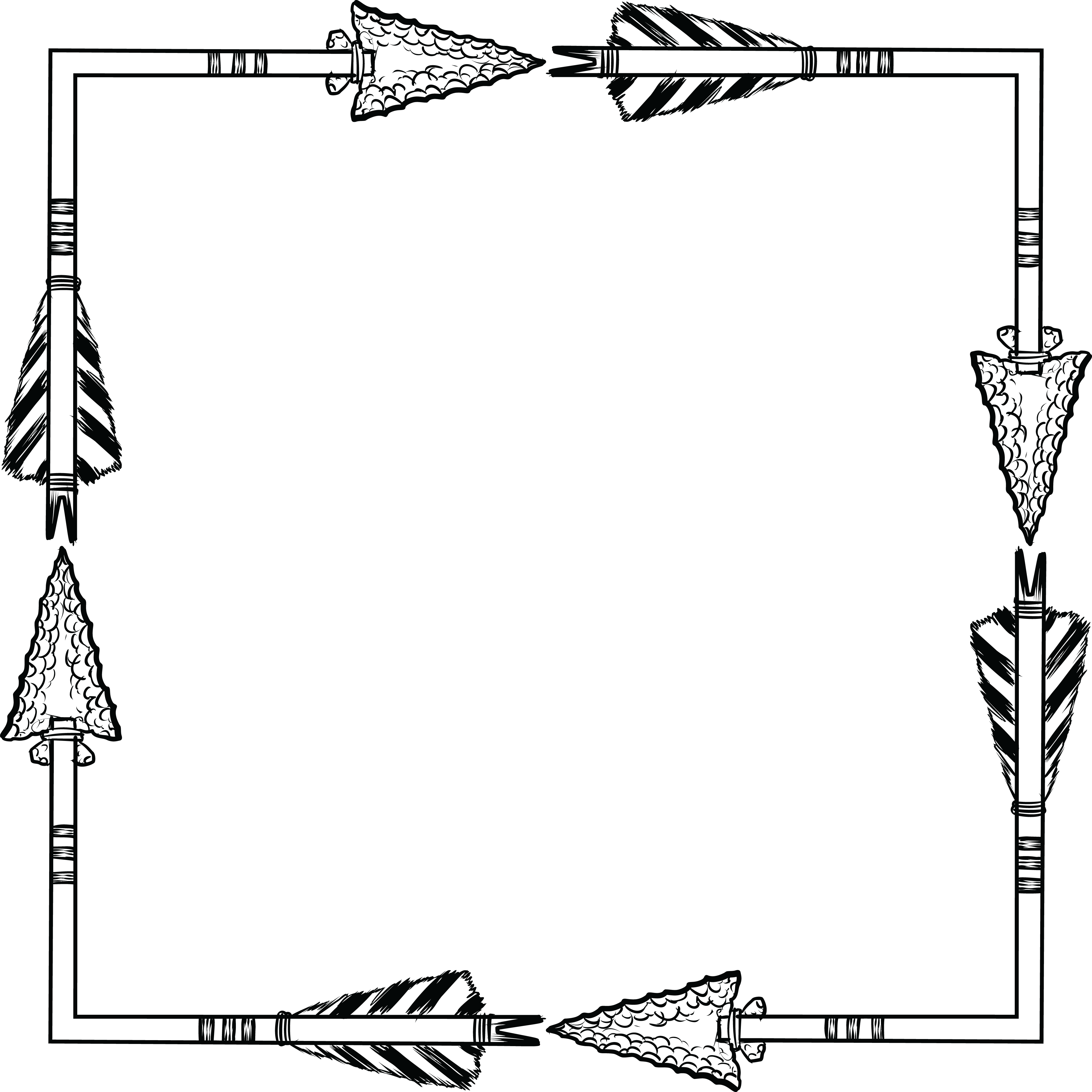 Cover Page Black And White Clipart (4000x4000), Png Download